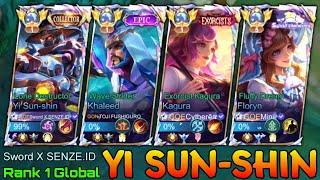 AutoWin! Top 1 YSS + Khaleed + Kagura! - Top 1 Global Yi Sun Shin by Sword X SENZE.ID - MLBB