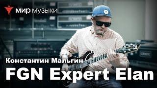 Константин Мальгин тестирует тяжелыми риффами FGN Expert Elan