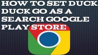 How to Set Duck Duck Go as Default Search Engine for Google Chrome