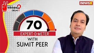 Delhi Exit Poll: Expertometer With Sumit Peer | Our Expert Predictions | NewsX