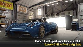 CSR2 - Huayra Roadster (purple) - tune & shift - 7.945