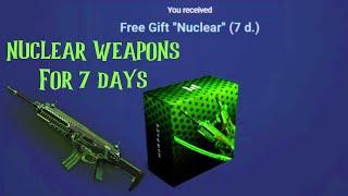 Warface Free Gift Nuclear Weapons 7 Days