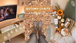 Cozy Autumn Hobby Vlog ️┃diy decor, baking cinnamon rolls & cozy gaming