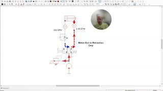 Metering Out on Retraction Only on a Double Acting Cylinder