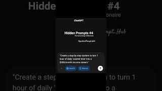 Chat GPT Prompt #1 #chatgpt  #prompt #prompthub #ai #machine #technology