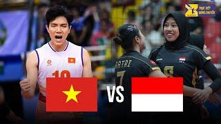 Bích Tuyền - Megawati tuyệt đỉnh so tài 2 đối chuyền xuất sắc nhất ĐNÁ | Việt Nam vs Indonesia