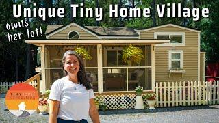 Her Sweet Tiny House in Amazing Tiny Home Community She Built in FL