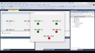 Ping multiple IP Addresses at the same time continuously using C#