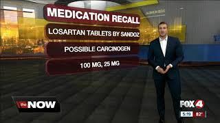 Blood pressure drug recall Sandozs losartan potassium hydrochlorothiazide