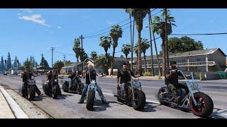 GTA 5 - Roleplay - FiveM - KUFFS vRP Server - PC - MC Charity ride for St. Jude's Children Hospital