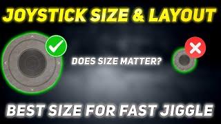 How To Find Your Best Joystick Size & Layout For Fastest Jiggle and Gameplay. #bgmi #pubgmobile