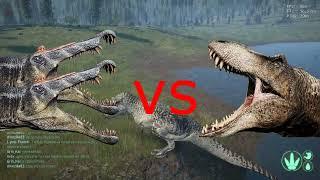 The Isle Legacy  DON'T MAKE REX ANGRY  Solo Rex vs Giga Trio