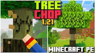 TREE CHOP + CAPITATOR🪓 ADDON for BEDROCK | MINECRAFT PE 1.20-1.21 #addons