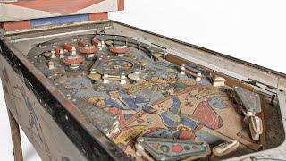 Professional Restoration of a Rare Vintage Pinball Machine | Bally Bullfight Pinball Table