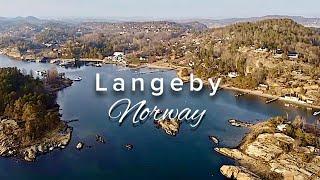 Exploring the Fjord of Sandefjord with Mavic Mini Drone - Langeby, Norway