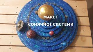 Макет солнечной системы, как сделать, МК //Model of the solar system.