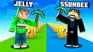 Minecraft LUCKY BLOCK BATTLE vs. SSUNDEE!