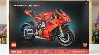 LEGO Technic 42202 Ducati Panigale V4 S Motorcycle - LEGO Speed Build Review