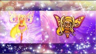 Winx believix chibi vs original splitscreen