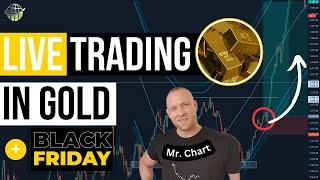 Kurzer knackiger Live Trade in Gold! Bullpower Indikatoren regeln!