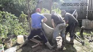 Рытье колодца в глиняном плывуне и водоснабжение.