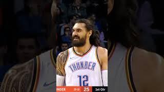 Steven Adams learning the Euro-Step 