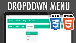 HTML5 CSS3 Dropdown Navigation Menu | XO PIXEL