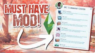 WHAT is MC Command Center & WHY it's a MUST HAVE MOD  The Sims 4 | Mod Overview + Tutorial