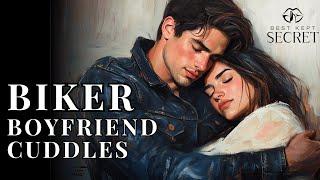 Biker Boyfriend cuddles you to sleep [SLEEP AID AUDIO | BOYFRIEND ASMR AUDIO ]