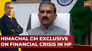 LIVE Himachal Pradesh CM Sukhvinder Singh Sukhu Exclusive On Financial Crisis |Rajdeep Sardesai LIVE