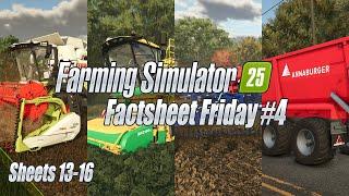 Claas Combine, Oxbo Bean Harvester And More! | FS25 Fact Sheet Friday 4