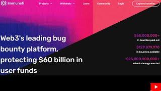 Immunefi Vulnerability Program ||10M Bug Bounty Program ||Bug Bounty||NFT,Block Chain||2023||Web3||