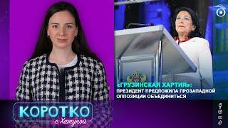 «Грузинская хартия»: президент предложила прозападной оппозиции объединиться