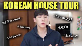 Only $500 for BIG apartment in Korea? | House Tour