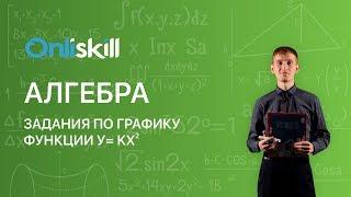 Алгебра 7 класс : Задания по графику функции у= kx^2