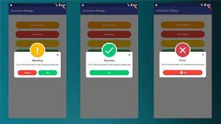 Awesome Dialog Box Pop Up Messages In Flutter - Flutter Tutorial