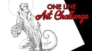 ONE LINE ART CHALLENGE!