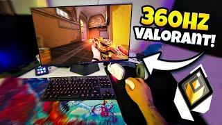 Valorant ama 360HZ , 0ms MONİTÖR ile oynadım!