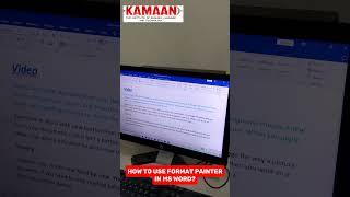 how to use format painter in MS word  #shorts  #shortviral #msword