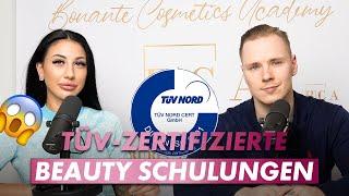 Bonante Cosmetics Academy hat TÜV | Was bedeuten die ZERTIFIZIERUNGEN?