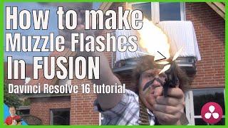 How to make muzzle Flashes in Davinci Resolve 16 with fusion