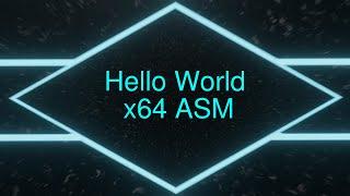 Introduction to x64 ASM on Linux - Based Programming