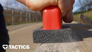 How to Make Concrete Ledges Grind and Slide | Rub Brick Tutorial | Tactics