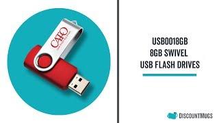 Promotional 8GB Swivel USB Flash Drives