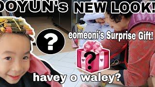 DOYUN's NEW LOOK | WALEY O HAVEY?| EOMEONI's GIFT TO NAYUN & AHYUN