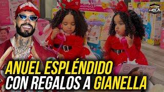 ANUEL ESPLÉNDIDO CON REGALOS A SU HIJA GIANELLA!