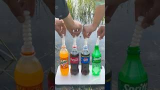 Cola vs. Fanta vs Mirinda vs Sprite with Mentos: The Finale!  #experiment