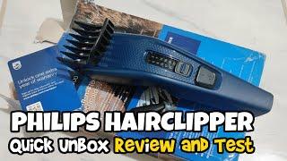 Philips Hairclipper Series 3000 Quick Unbox Review and Test