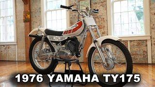 1976 YAMAHA TY175 WITH TRIALS CHAMPION BILL BLYTHE