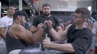 INDIA vs RUSSIA Armwrestling - Mazahir Saidu vs Akimbo69